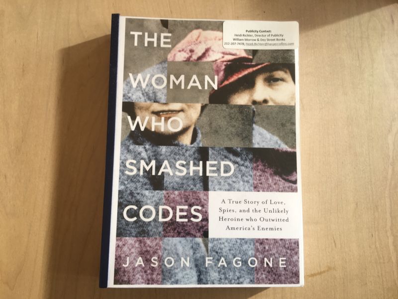 Book Club: The Woman Who Smashed Codes by Jason Fagone
