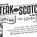 Men's Club Steak & Scotch